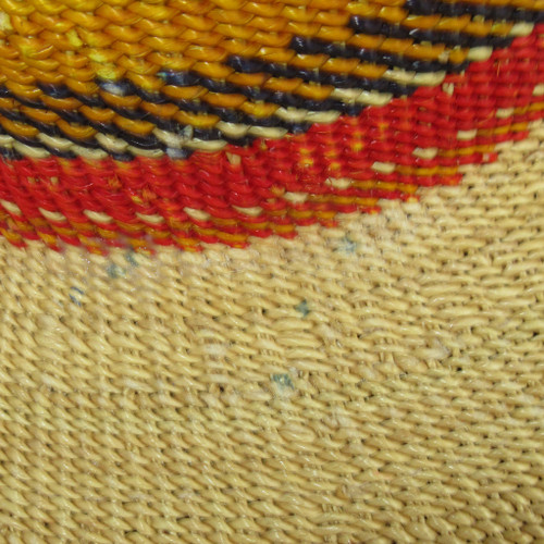 African Straw Hat with Chin Strap African Straw Hat with Chin Strap