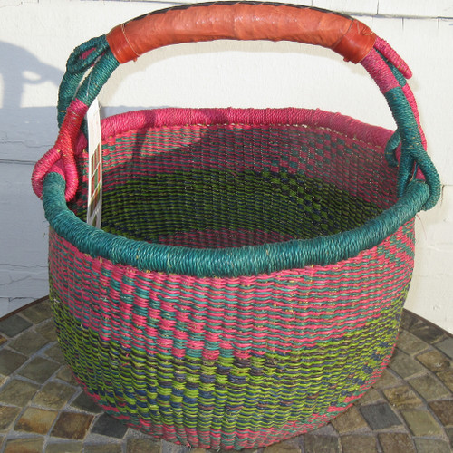 African Bolga Market Basket Medium #11