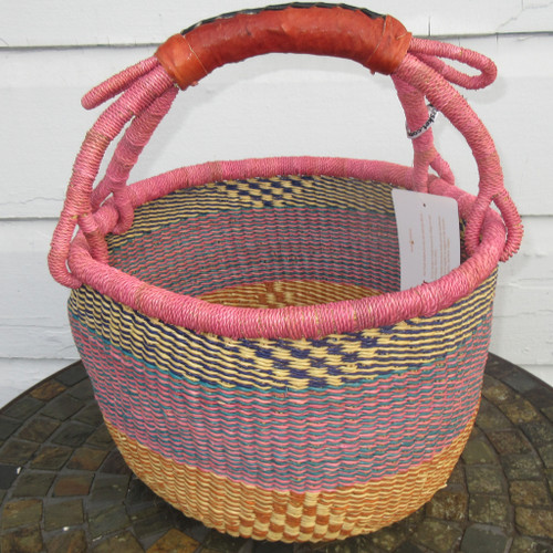 African Bolga Market Basket Medium #14