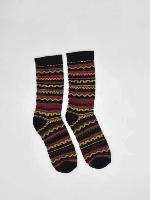 Alpaca Socks Autumn Rust