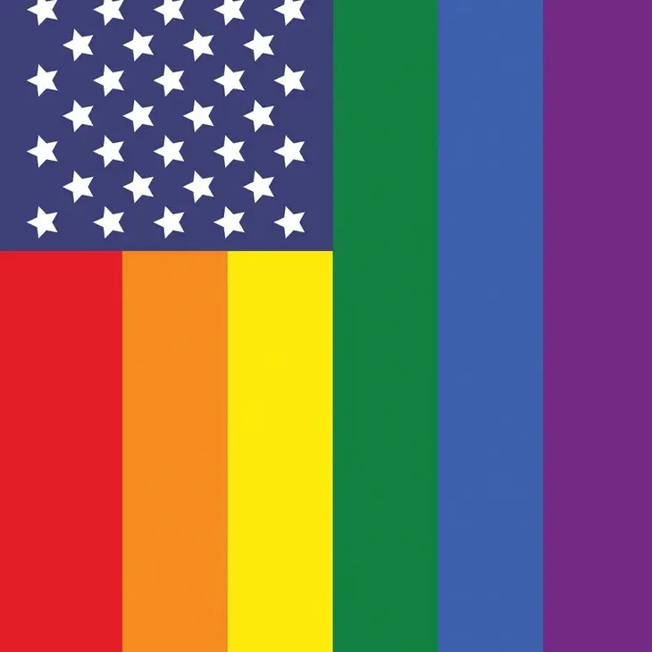 Pride American Flag