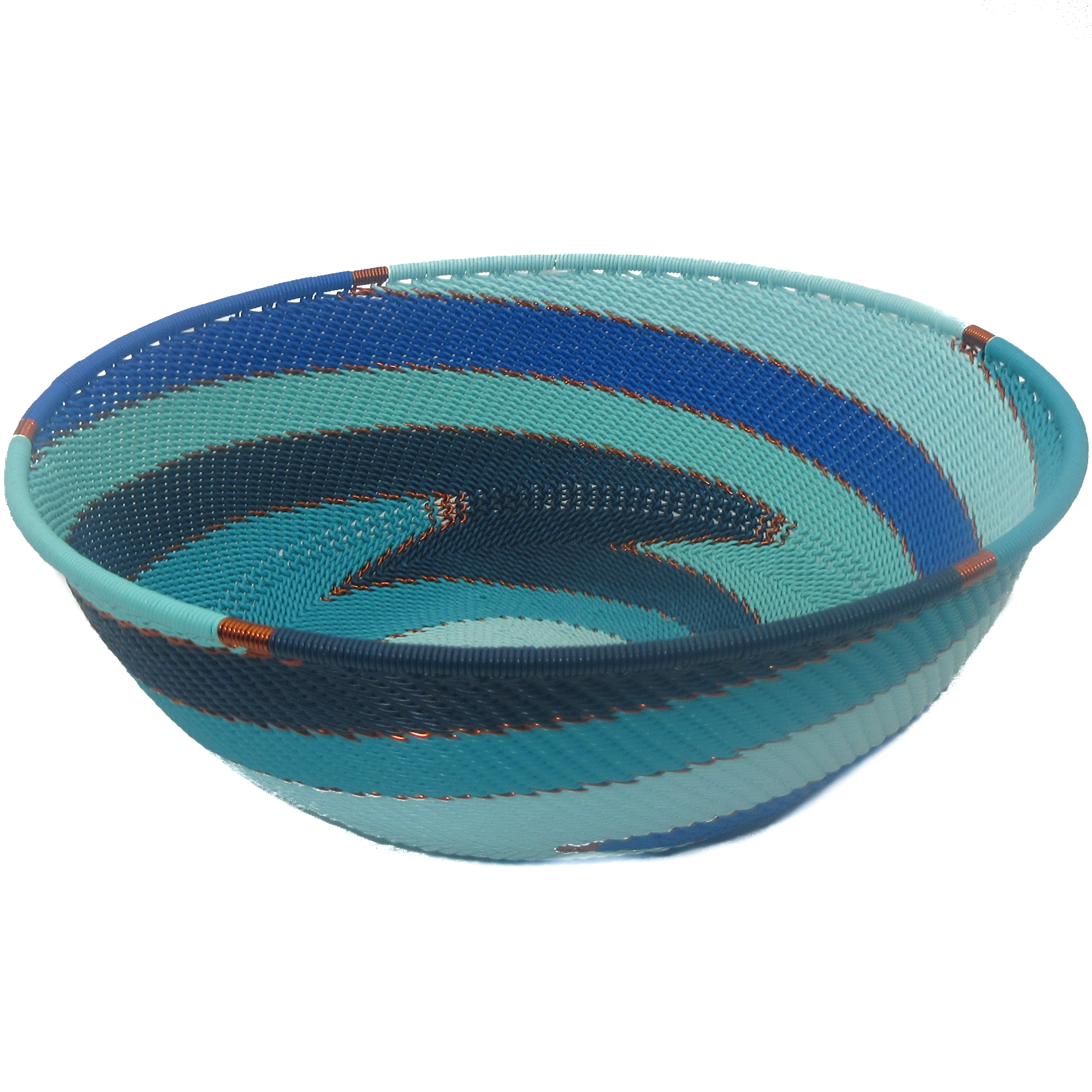 Extra Large Funnel Bowl - Fair Trade Zulu Wire Basket