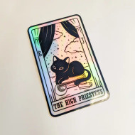 Vinyl Sticker High Priestess Tarot Card