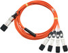 QSFP4X10GAOC10ME - Cisco Compatible QSFP-4X10G-AOC10M - Functionally Identical 40G QSFP+ to (4) SFP+ Active Optical 10 - QSFP4X10GAOC10ME