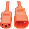 P004-006-AOR Tripp Lite 6ft 18 Awg C14 to C13 Extension Power Cord (Orange)