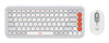 920-013104 | Logitech POP Icon Combo keyboard Mouse included Universal Bluetooth QWERTY English Orange, White