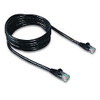 A3L980-08-BLK-S , Belkin Cat. 6 UTP Patch Cable 8ft Black networking cable 94.5" (2.4 m)