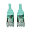 N262-S10-AQ , Tripp Lite N262-S10-AQ networking cable Aqua color 120.1" (3.05 m) Cat6a U/FTP (STP)