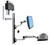 45-253-026 , Ergotron LX Series LX Wall Mount System 27" Black, Silver - 45-253-026