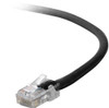 A3L791-50-BLK , Belkin Cat5e, 50ft, 1 x RJ-45, 1 x RJ-45, Black networking cable 600" (15.2 m) - A3L791-50-BLK