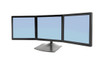 33-323-200 , Ergotron DS Series DS100 Triple Monitor Desk Stand 21" Black - 33-323-200