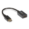 DP2HDMI2 , StarTech.com DP2HDMI2 video cable adapter 8.27" (0.21 m) DisplayPort HDMI Black