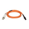 N314-02M , Tripp Lite N314-02M InfiniBand/fibre optic cable 78.7" (2 m) MT-RJ 2x LC OFNR Beige, Black, Orange