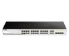 DGS-1210-28 , D-Link DGS-1210-28 network switch Managed L2 Gigabit Ethernet (10/100/1000) 1U Black