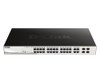 DGS-1210-28P , D-Link DGS-1210-28P network switch Managed L2 Gigabit Ethernet (10/100/1000) Power over Ethernet (PoE) 1U Black