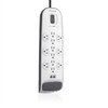 BV112234-08 , Belkin BV112234-08 surge protector Black, White 12 AC outlet(s) 125 V 96.1" (2.44 m)