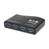U360-004-R , Tripp Lite U360-004-R interface hub 5000 Mbit/s Black
