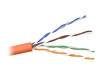 A7J704-1000-ORG , Belkin CAT6 Stranded Bulk Cable 1000 ft networking cable Orange 12000" (304.8 m) - A7J704-1000-ORG