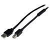 USB2HAB65AC , StarTech.com USB2HAB65AC USB cable USB 2.0 787.4" (20 m) USB A USB B 0.48 Gbit/s Black