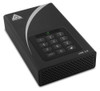 ADT-3PL256-2000 , Apricorn Aegis Padlock DT 2TB external hard drive 3.5" USB Type-B 3.2 Gen 1 (3.1 Gen 1) Black - ADT-3PL256-2000