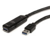 USB3AAEXT3M , StarTech.com USB3AAEXT3M USB cable USB 3.2 Gen 1 (3.1 Gen 1) 118.1" (3 m) USB A Black