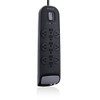 BV112230-08-BLK , Belkin BV112230-08-BLK surge protector Black 12 AC outlet(s) 125 V 144.1" (3.66 m)