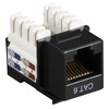 CAT6J-BK-25PAK , Black Box CAT6 Keystone Jack 25pk - CAT6J-BK-25PAK