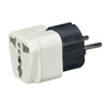 MC167A , Black Box MC167A power plug adapter Black, White