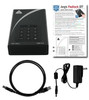 ADT-3PL256F-2000 , Apricorn Aegis Padlock DT FIPS USB3.0 2TB external hard drive USB Type-B 3.2 Gen 1 (3.1 Gen 1) Black - ADT-3PL256F-2000