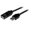 USB2AAEXT5M , StarTech.com USB2AAEXT5M USB cable USB 2.0 196.9" (5 m) USB A 0.48 Gbit/s Black