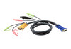 2L5301U , ATEN 2L5301U KVM cable Black 47.2" (1.2 m)