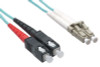 LCSCOM4MD6M-AX , Axiom LCSCOM4MD6M-AX InfiniBand/fibre optic cable 236.2" (6 m) LC SC Aqua color