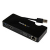 USB3SMDOCKHV , StarTech.com USB3SMDOCKHV laptop dock/port replicator Wired USB 3.2 Gen 1 (3.1 Gen 1) Type-A Black
