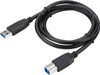 ACC987USX , Targus 1m USB 3.0 USB cable USB 3.2 Gen 1 (3.1 Gen 1) 39.4" (1 m) USB A USB B Black - ACC987USX