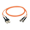 EFN110-003M-STLC , Black Box EFN110-003M-STLC InfiniBand/fibre optic cable 118.1" (3 m) LC ST Orange