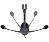 981-000612 , Logitech 981-000612 headphones/headset Wired Head-band Office/Call center Black