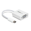 CDP2VGAW , StarTech.com CDP2VGAW USB graphics adapter 1920 x 1200 pixels White