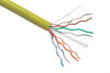 C6BCS-Y1000-AX , Axiom Cat6, 1000ft networking cable Yellow 12000" (304.8 m) U/UTP (UTP) - C6BCS-Y1000-AX