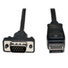 P581-006-VGA-V2 , Tripp Lite P581-006-VGA-V2 video cable adapter 70.9" (1.8 m) DisplayPort Black