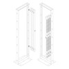 SRPDU2PBRKT , Tripp Lite SRPDU2PBRKT mounting kit Black Steel