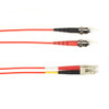 FOCMR62-003M-STLC-RD , Black Box 3-M, ST-LC InfiniBand/fibre optic cable 118.1" (3 m) Red - FOCMR62-003M-STLC-RD