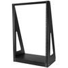 2POSTRACK16 , StarTech.com 2POSTRACK16 rack cabinet 16U Freestanding rack Black