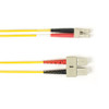 FOCMR62-010M-SCLC-YL , Black Box 10m SC-LC fiber optic cable 393.7" (10 m) OM1 Multicolor, Yellow - FOCMR62-010M-SCLC-YL