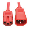 P018-002-ARD , Tripp Lite P018-002-ARD power cable Red 23.6" (0.6 m) C14 coupler C15 coupler