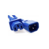 C14C15-BL-10F-ENC , eNet Components C14C15-BL-10F-ENC power cable Blue 120" (3.05 m) C14 coupler C15 coupler