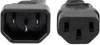 C13C14-12F-ENC , eNet Components C13/C14, 12 ft Black 144.1" (3.66 m) C13 coupler C14 coupler - C13C14-12F-ENC