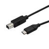 USB2CB3M , StarTech.com USB2CB3M USB cable USB 2.0 118.1" (3 m) USB C USB B 0.48 Gbit/s Black