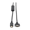 P566-015-VGA , Tripp Lite P566-015-VGA video cable adapter 181.1" (4.6 m) HDMI HD15 Black