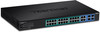TPE-5028WS , Trendnet TPE-5028WS network switch Managed Gigabit Ethernet (10/100/1000) Power over Ethernet (PoE) 1U Black