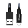 M100-006-HD , Tripp Lite M100-006-HD lightning cable 70.9" (1.8 m) Black, Metallic